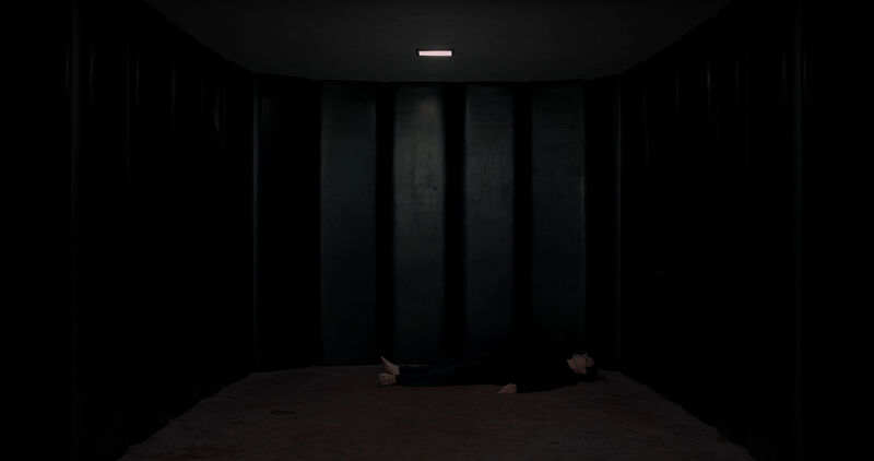Inside: Jakob Gruhl "Structure of Myself" Gvoon / Arthur Schmidt / From inside a black Stasi rubber cell (Rec. 01.01 02-03.10.2023)