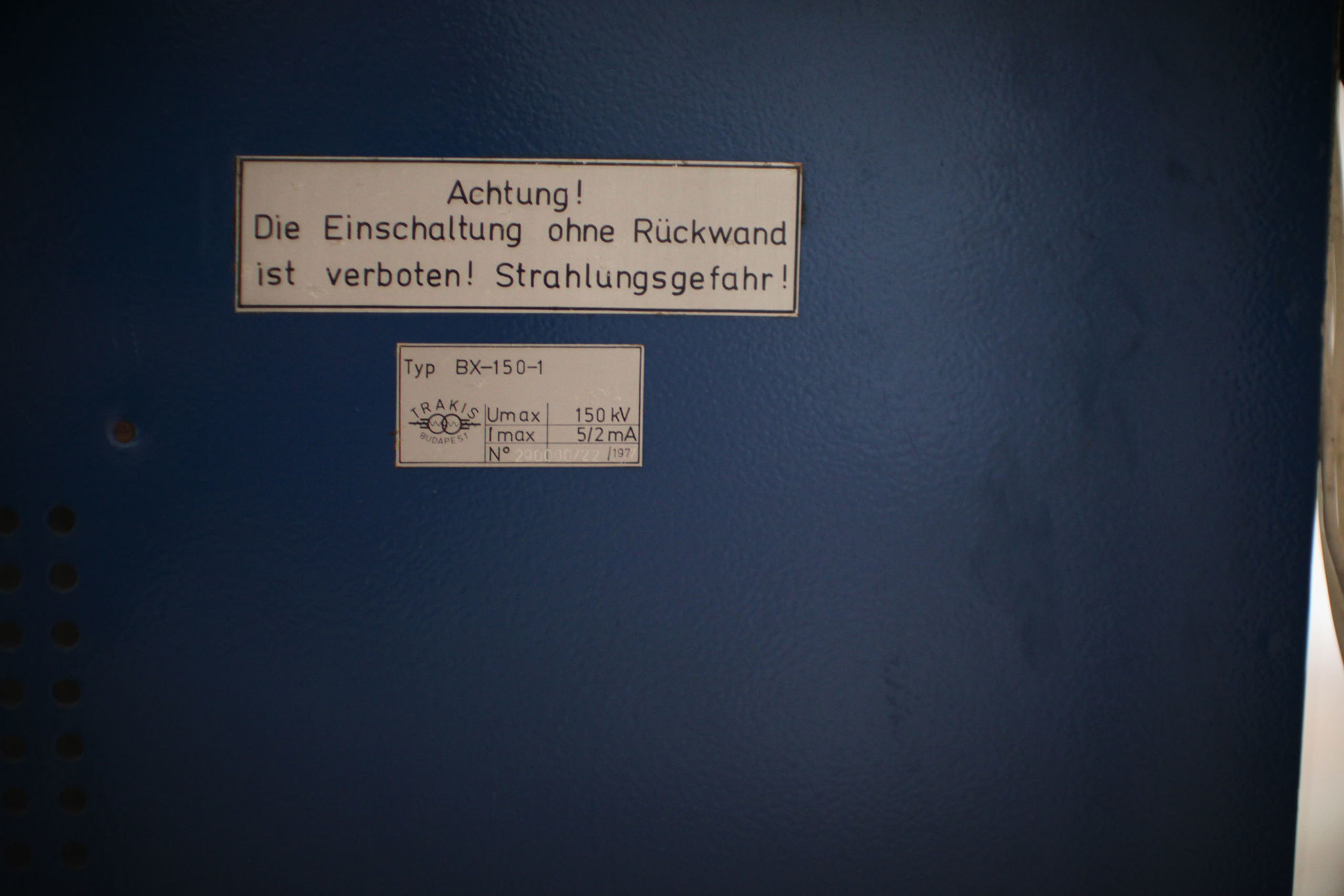 Aufnahmen vom 3.8.2011 des Raums 1014 im Erdgeschoss des Ostflügels der zentralen Untersuchungshaftanstalt des Ministerium für Staatssicherheit der Deutschen Demokratischen Republik in Berlin-Hohenschönhausen, Foto 412