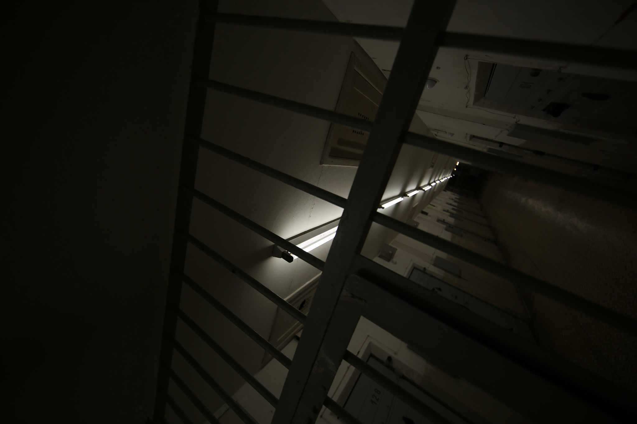 Aufnahmen vom 20.1.2013 des Raums 12 im Erdgeschoss des Nordflügels der zentralen Untersuchungshaftanstalt des Ministerium für Staatssicherheit der Deutschen Demokratischen Republik in Berlin-Hohenschönhausen, Foto 140