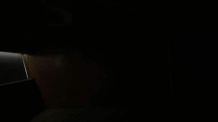 Aufnahmen vom 26.12.2013 des Raums 128 im Erdgeschoss des Nordflügels der zentralen Untersuchungshaftanstalt des Ministerium für Staatssicherheit der Deutschen Demokratischen Republik in Berlin-Hohenschönhausen, Foto 90