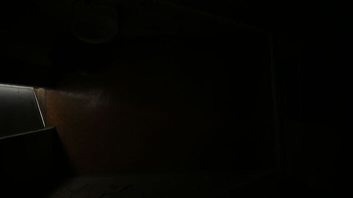 Aufnahmen vom 26.12.2013 des Raums 128 im Erdgeschoss des Nordflügels der zentralen Untersuchungshaftanstalt des Ministerium für Staatssicherheit der Deutschen Demokratischen Republik in Berlin-Hohenschönhausen, Foto 18
