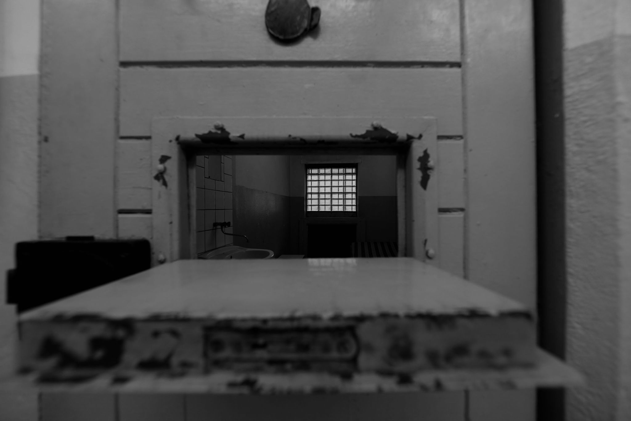 Aufnahmen vom 6.2.2011 des Raums 13a im Erdgeschoss des Ostflügels der zentralen Untersuchungshaftanstalt des Ministerium für Staatssicherheit der Deutschen Demokratischen Republik in Berlin-Hohenschönhausen, Foto 122