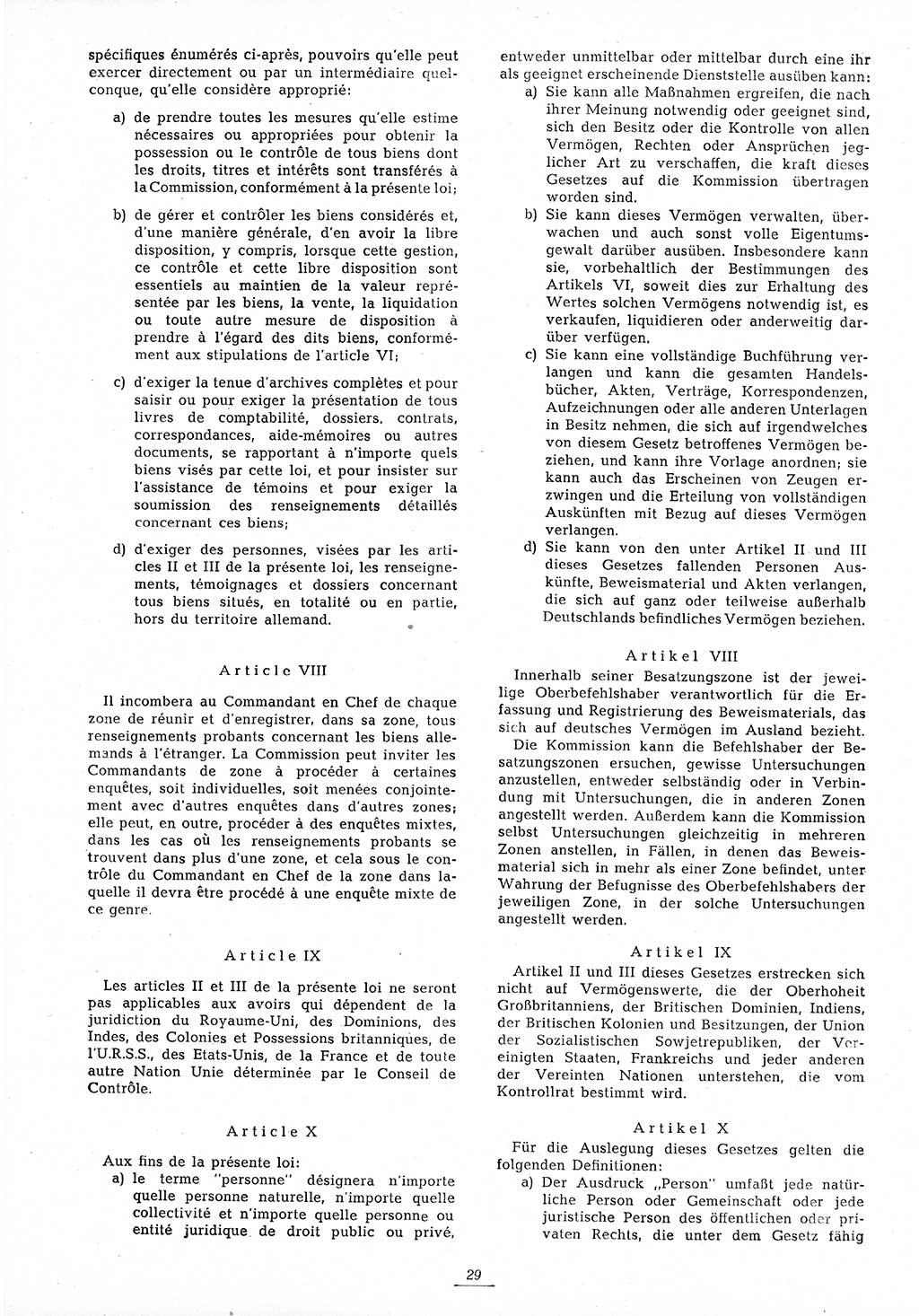 Amtsblatt des Kontrollrats (ABlKR) in Deutschland 1945, Seite 29/2 (ABlKR Dtl. 1945, S. 29/2)