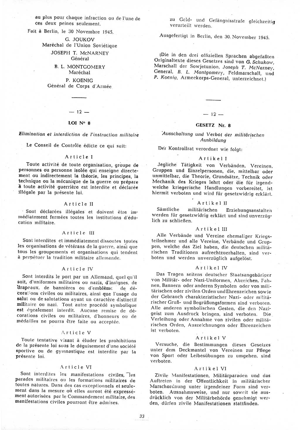 Amtsblatt des Kontrollrats (ABlKR) in Deutschland 1945, Seite 33/2 (ABlKR Dtl. 1945, S. 33/2)