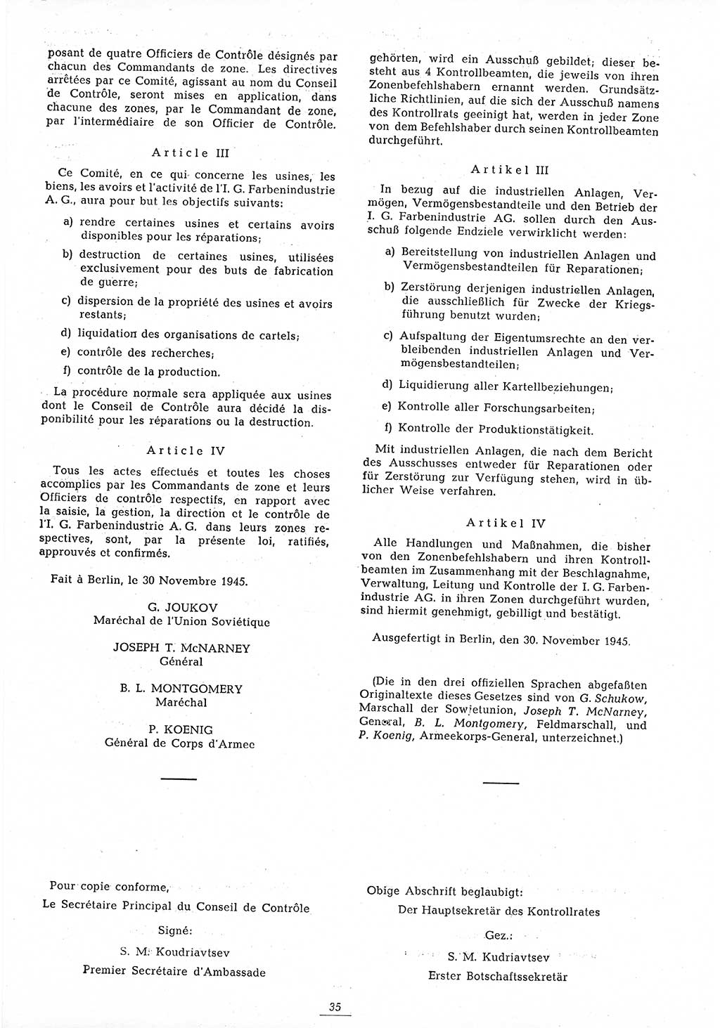 Amtsblatt des Kontrollrats (ABlKR) in Deutschland 1945, Seite 35/2 (ABlKR Dtl. 1945, S. 35/2)