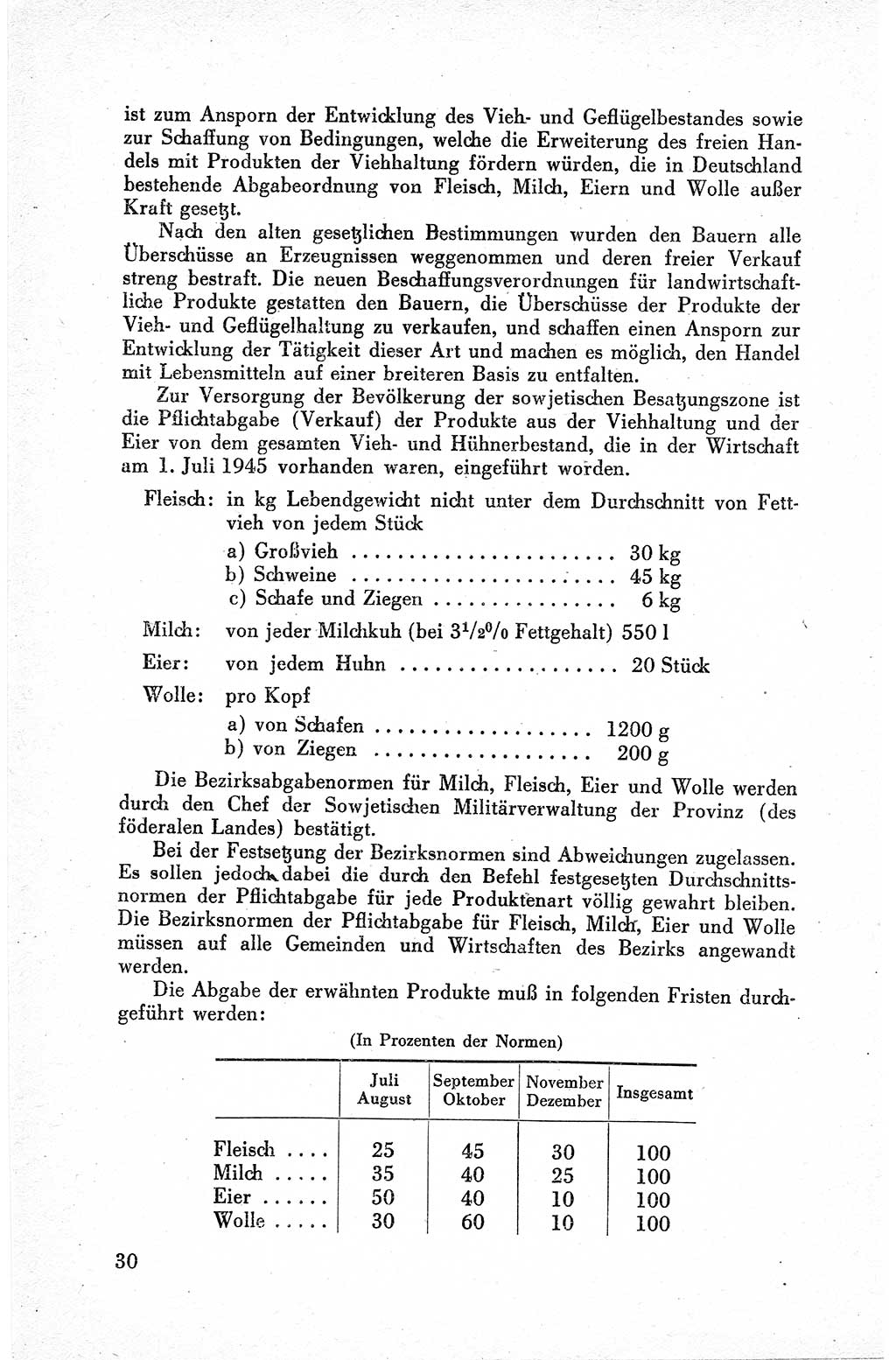 Befehle des Obersten Chefs der Sowjetischen Miltärverwaltung (SMV) in Deutschland - Aus dem Stab der Sowjetischen Militärverwaltung in Deutschland 1945, Seite 30 (Bef. SMV Dtl. 1945, S. 30)