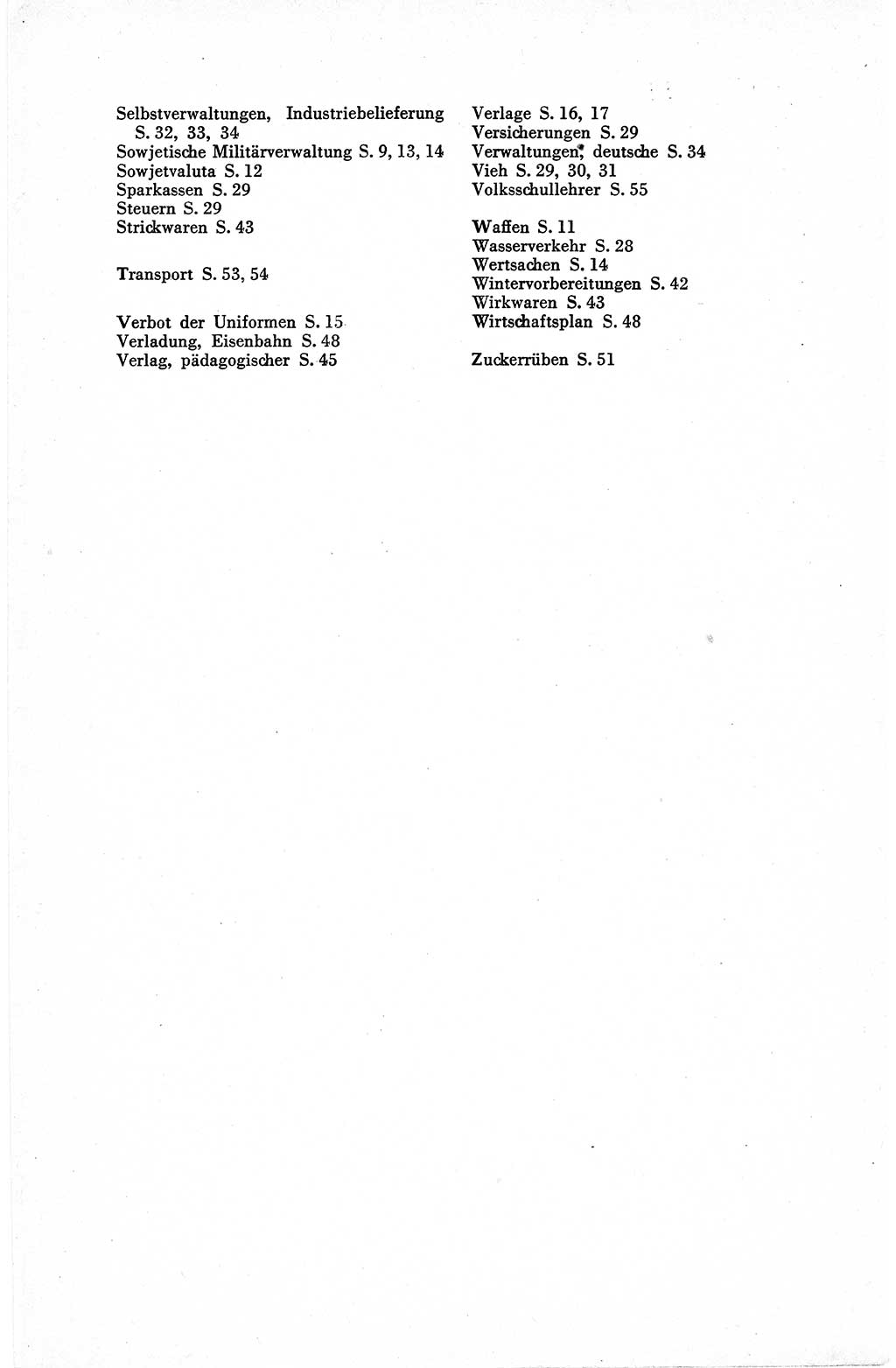 Befehle des Obersten Chefs der Sowjetischen Miltärverwaltung (SMV) in Deutschland - Aus dem Stab der Sowjetischen Militärverwaltung in Deutschland 1945, Seite 58 (Bef. SMV Dtl. 1945, S. 58)