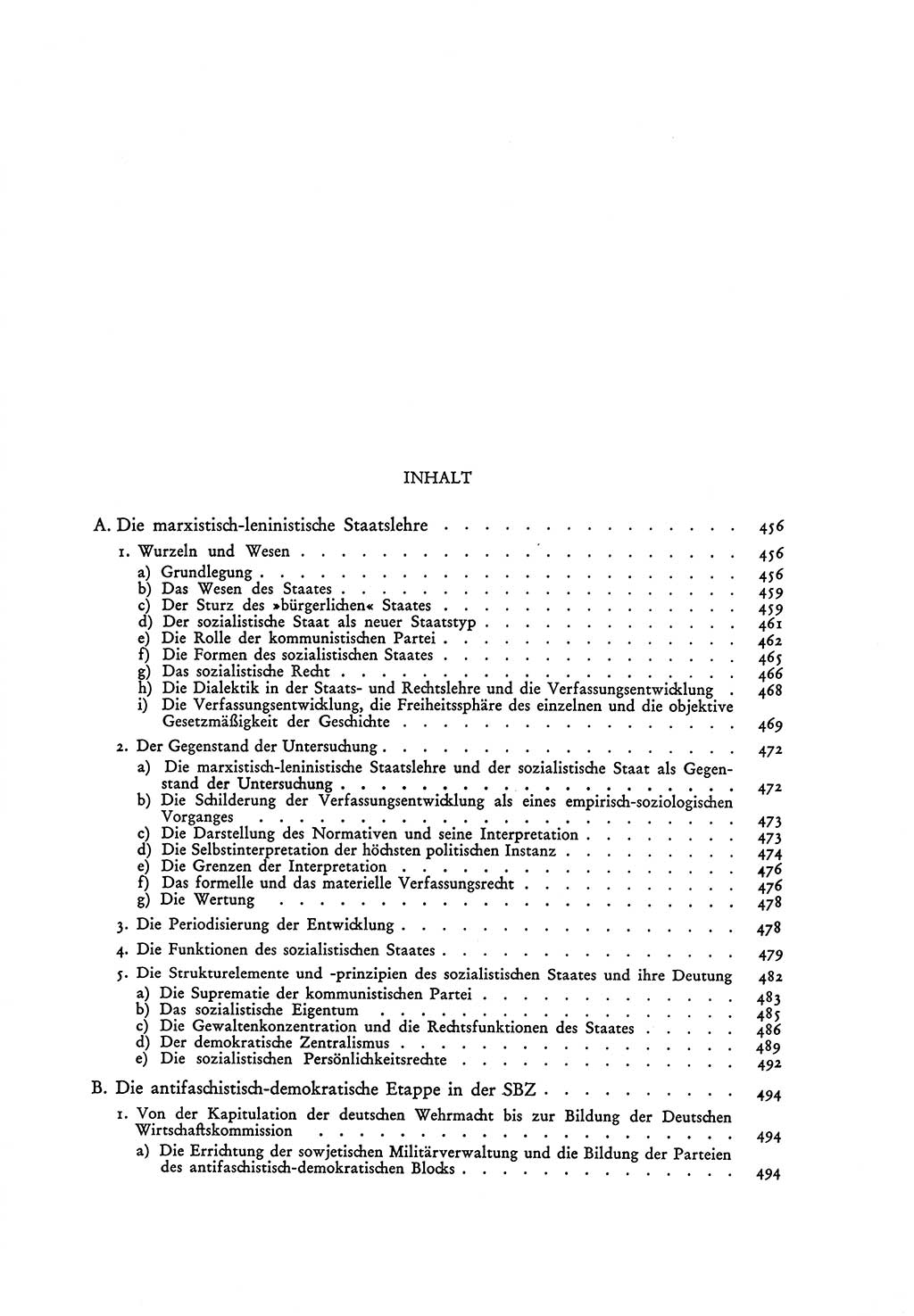 Entwicklung der Verfassungsordnung in der Sowjetzone Deutschlands [Sowjetische Besatzungszone (SBZ) Deutschlands, Deutsche Demokratische Republik (DDR)] 1945-1963, Seite 494 (Entw. VerfOrdn. SBZ DDR 1945-1963, S. 494)