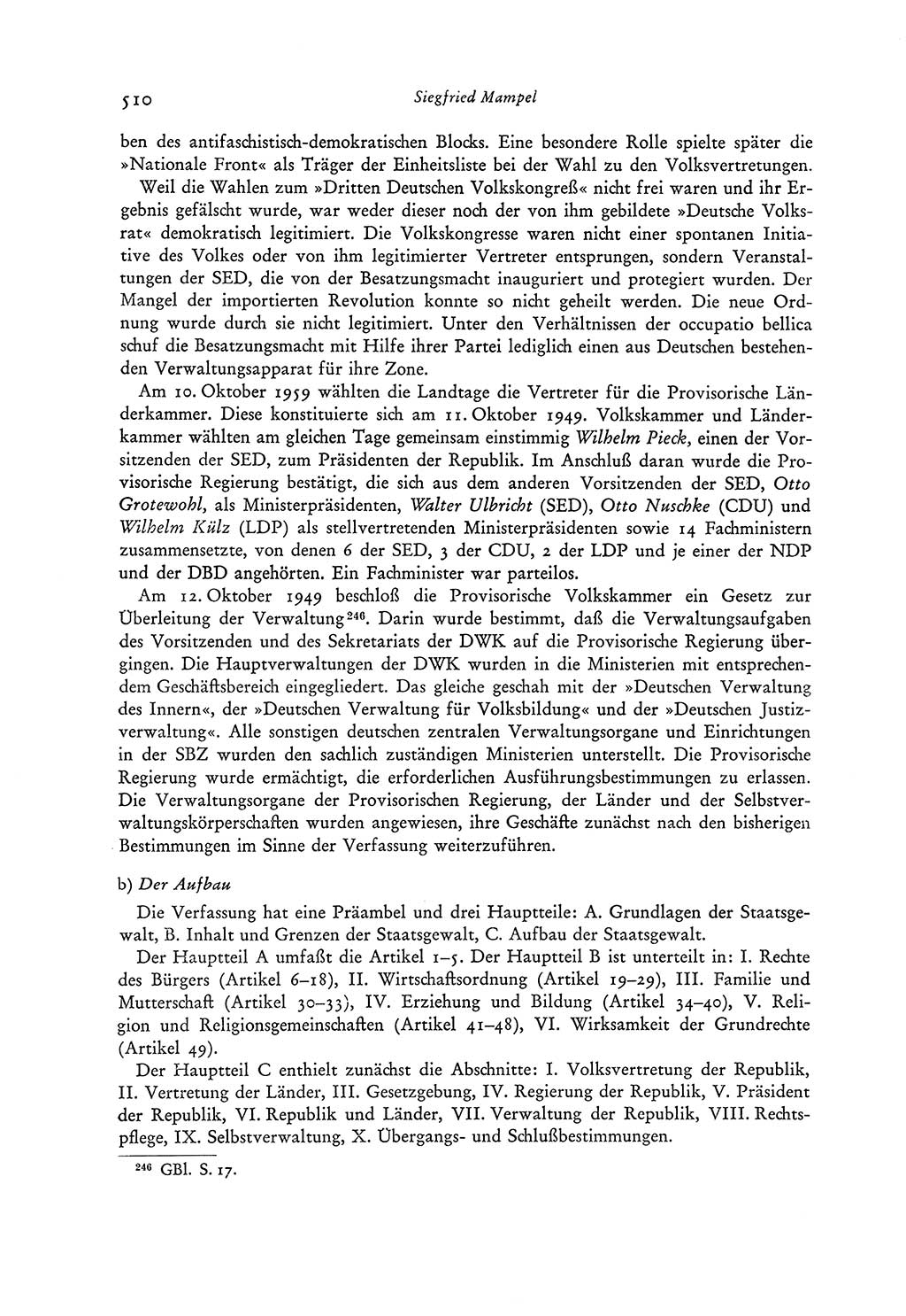 Entwicklung der Verfassungsordnung in der Sowjetzone Deutschlands [Sowjetische Besatzungszone (SBZ) Deutschlands, Deutsche Demokratische Republik (DDR)] 1945-1963, Seite 549 (Entw. VerfOrdn. SBZ DDR 1945-1963, S. 549)