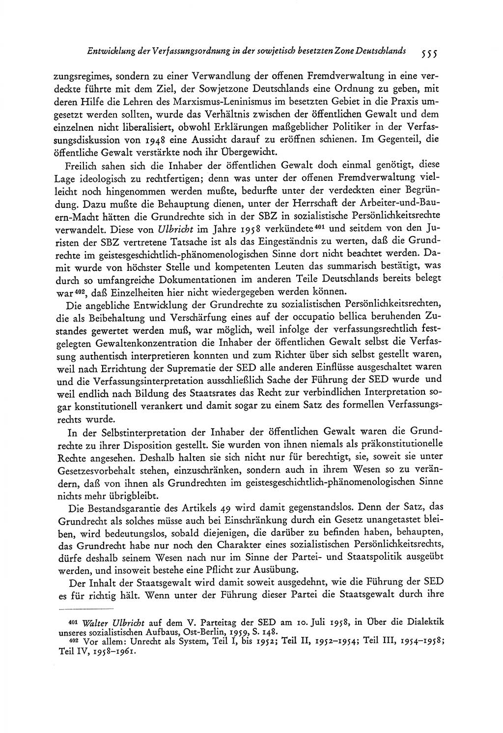 Entwicklung der Verfassungsordnung in der Sowjetzone Deutschlands [Sowjetische Besatzungszone (SBZ) Deutschlands, Deutsche Demokratische Republik (DDR)] 1945-1963, Seite 594 (Entw. VerfOrdn. SBZ DDR 1945-1963, S. 594)