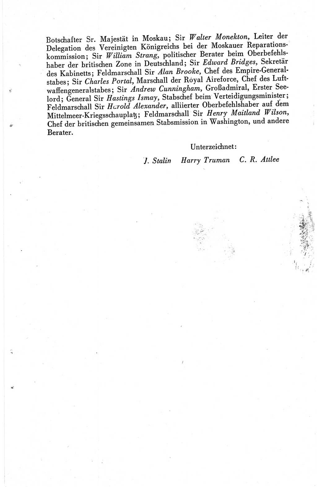 Die Berliner Konferenz der Drei Mächte - Der Alliierte Kontrollrat für Deutschland - Die Alliierte Kommandantur der Stadt Berlin, Kommuniqués, Deklarationen, Proklamationen, Gesetze, Befehle, Sammelheft 1 1945, Seite 21 (AKR Dtl., All. Kdtr. Bln., 1945, S. 21)