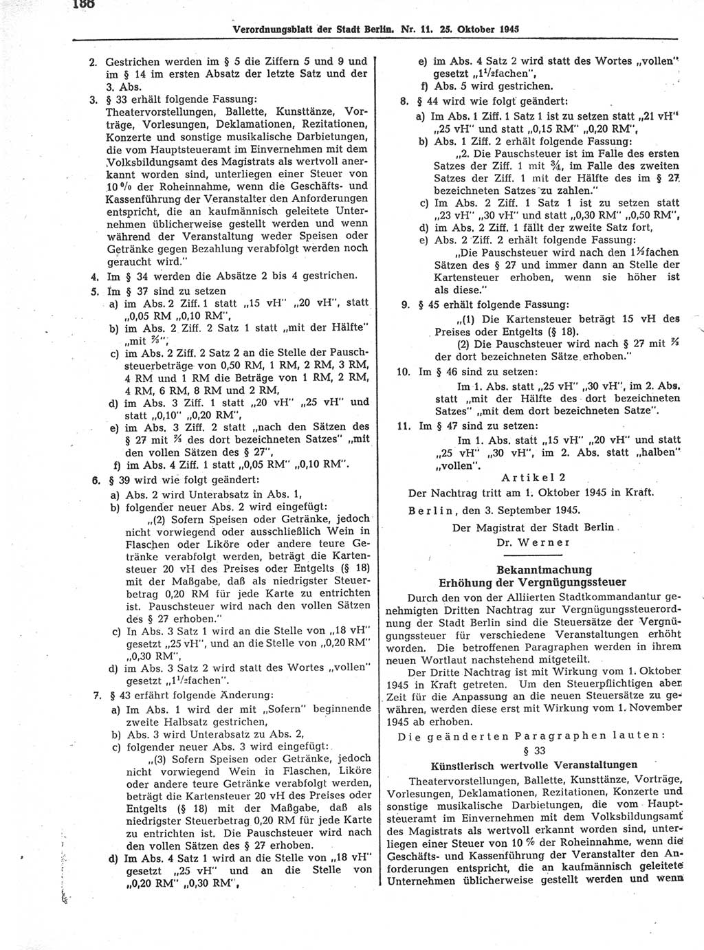 Verordnungsblatt (VOBl.) der Stadt Berlin 1945, Seite 138 (VOBl. Bln. 1945, S. 138)