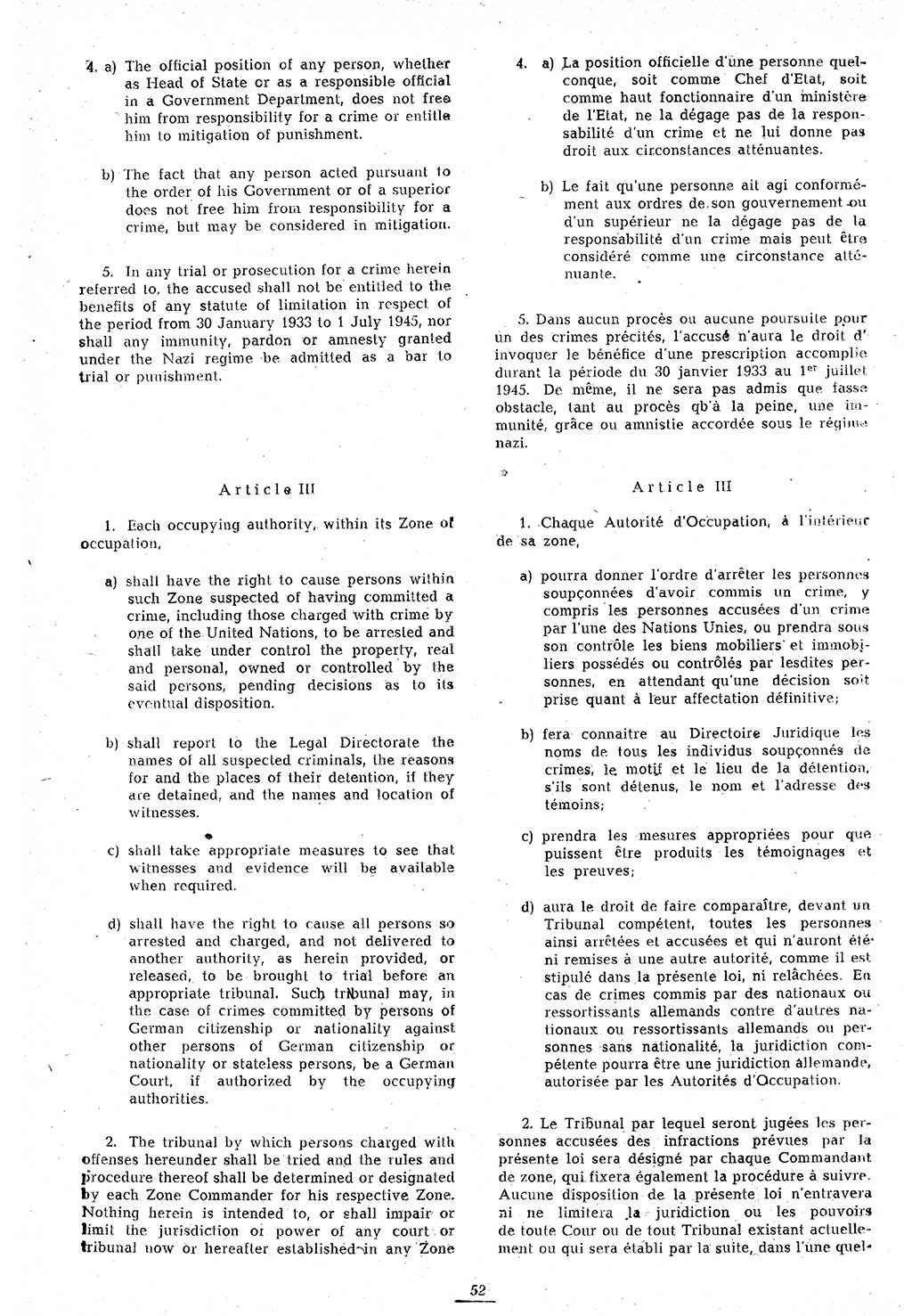 Amtsblatt des Kontrollrats (ABlKR) in Deutschland 1946, Seite 52/1 (ABlKR Dtl. 1946, S. 52/1)