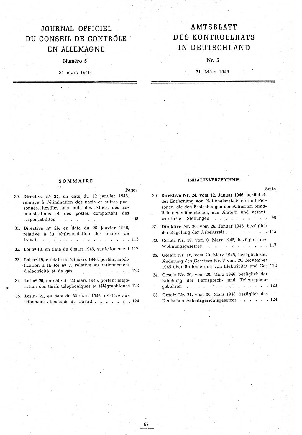 Amtsblatt des Kontrollrats (ABlKR) in Deutschland 1946, Seite 97/2 (ABlKR Dtl. 1946, S. 97/2)