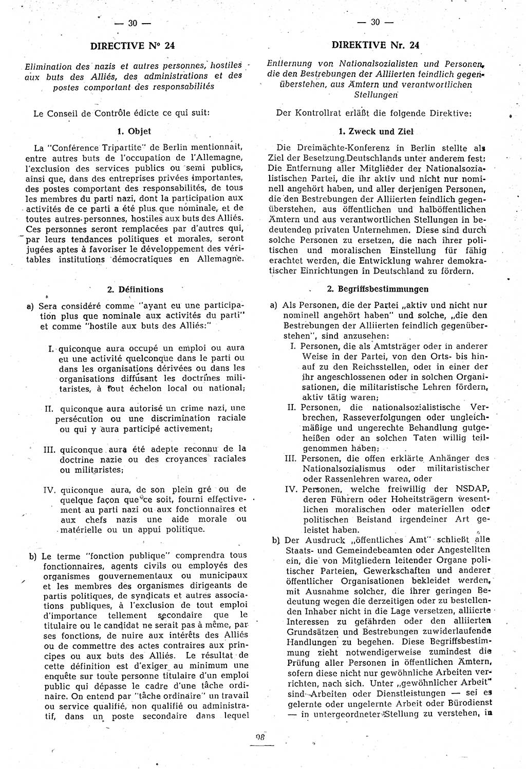 Amtsblatt des Kontrollrats (ABlKR) in Deutschland 1946, Seite 98/2 (ABlKR Dtl. 1946, S. 98/2)