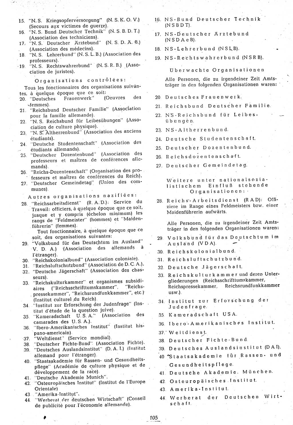 Amtsblatt des Kontrollrats (ABlKR) in Deutschland 1946, Seite 105/2 (ABlKR Dtl. 1946, S. 105/2)