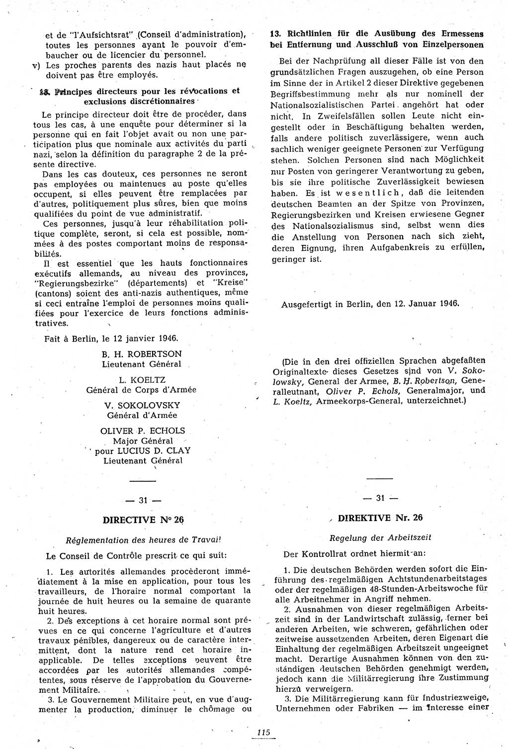 Amtsblatt des Kontrollrats (ABlKR) in Deutschland 1946, Seite 115/2 (ABlKR Dtl. 1946, S. 115/2)
