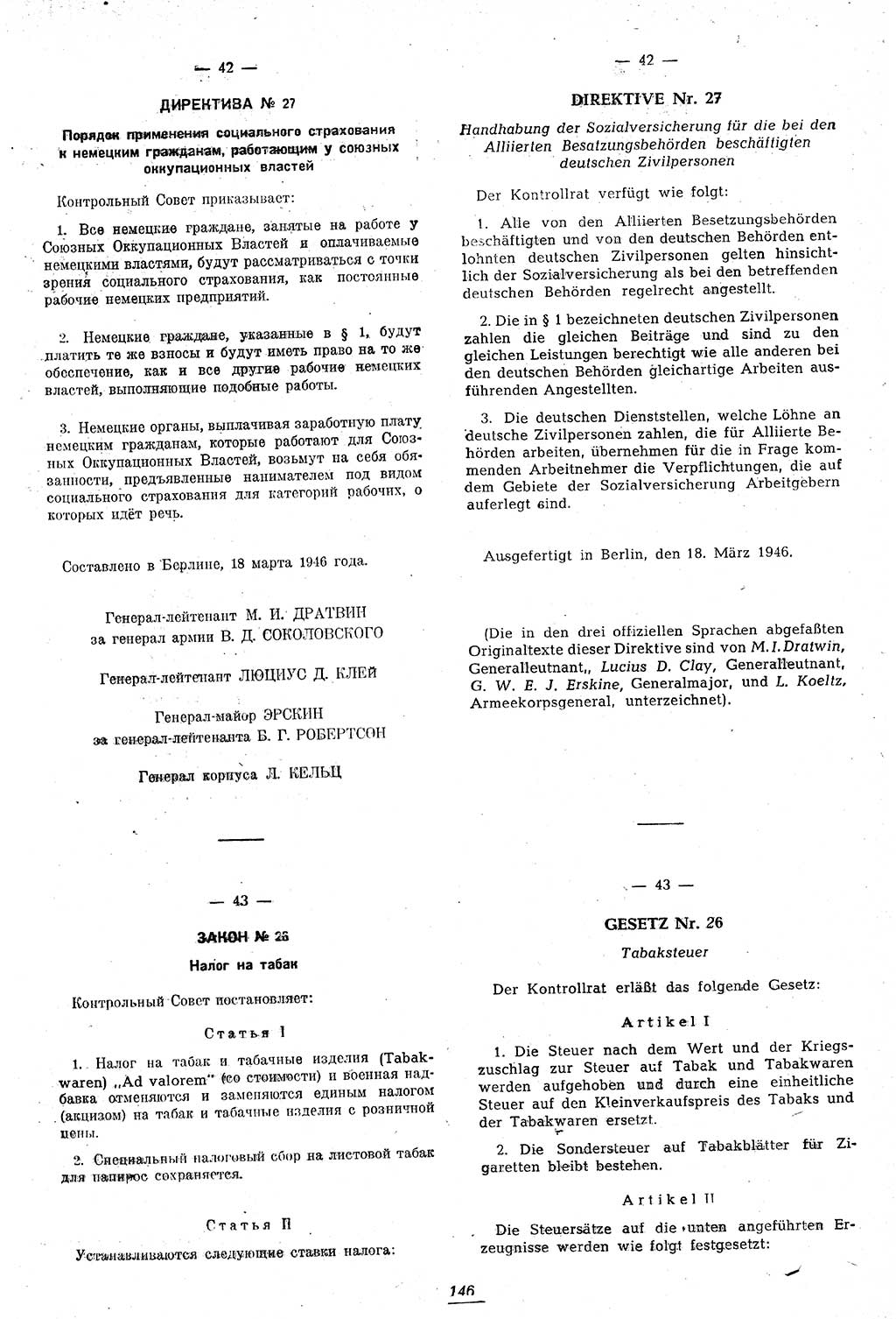 Amtsblatt des Kontrollrats (ABlKR) in Deutschland 1946, Seite 146/2 (ABlKR Dtl. 1946, S. 146/2)