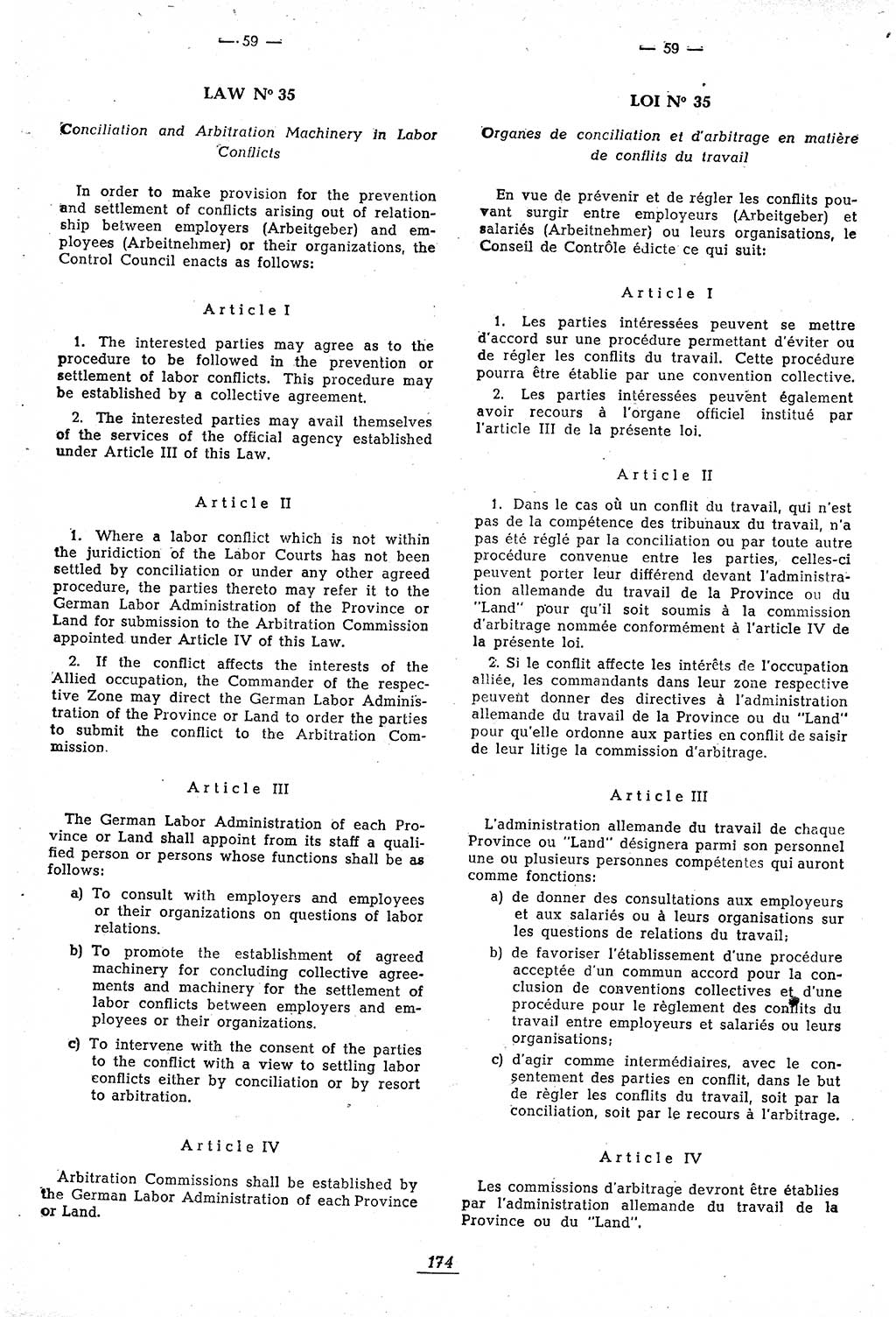 Amtsblatt des Kontrollrats (ABlKR) in Deutschland 1946, Seite 174/1 (ABlKR Dtl. 1946, S. 174/1)