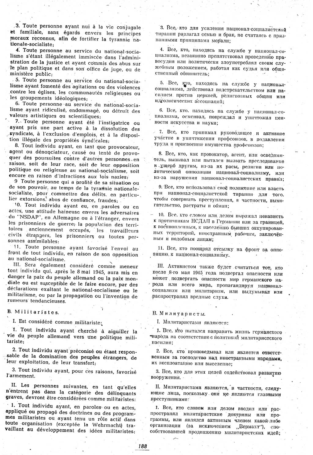 Amtsblatt des Kontrollrats (ABlKR) in Deutschland 1946, Seite 188/1 (ABlKR Dtl. 1946, S. 188/1)