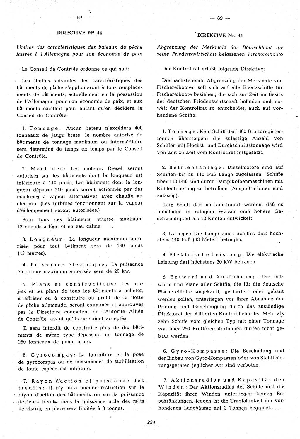 Amtsblatt des Kontrollrats (ABlKR) in Deutschland 1946, Seite 224/2 (ABlKR Dtl. 1946, S. 224/2)