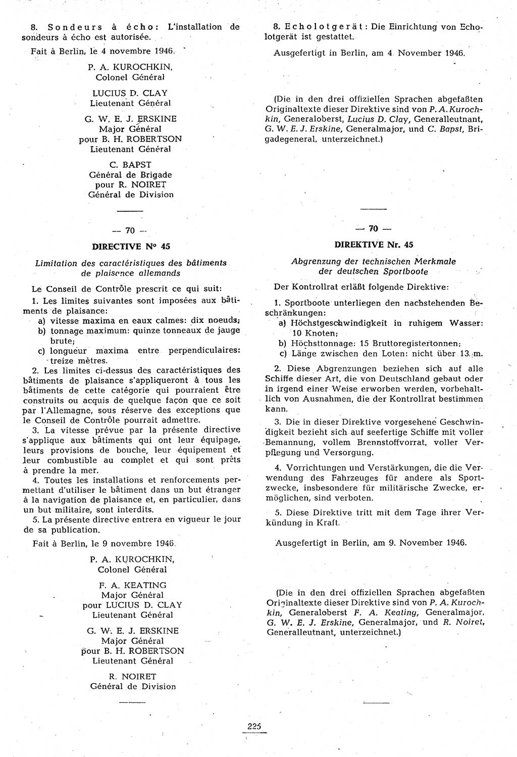 Amtsblatt des Kontrollrats (ABlKR) in Deutschland 1946, Seite 225/2 (ABlKR Dtl. 1946, S. 225/2)