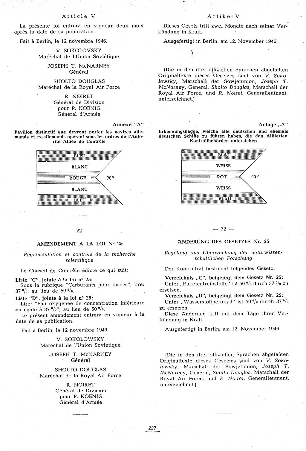 Amtsblatt des Kontrollrats (ABlKR) in Deutschland 1946, Seite 227/2 (ABlKR Dtl. 1946, S. 227/2)