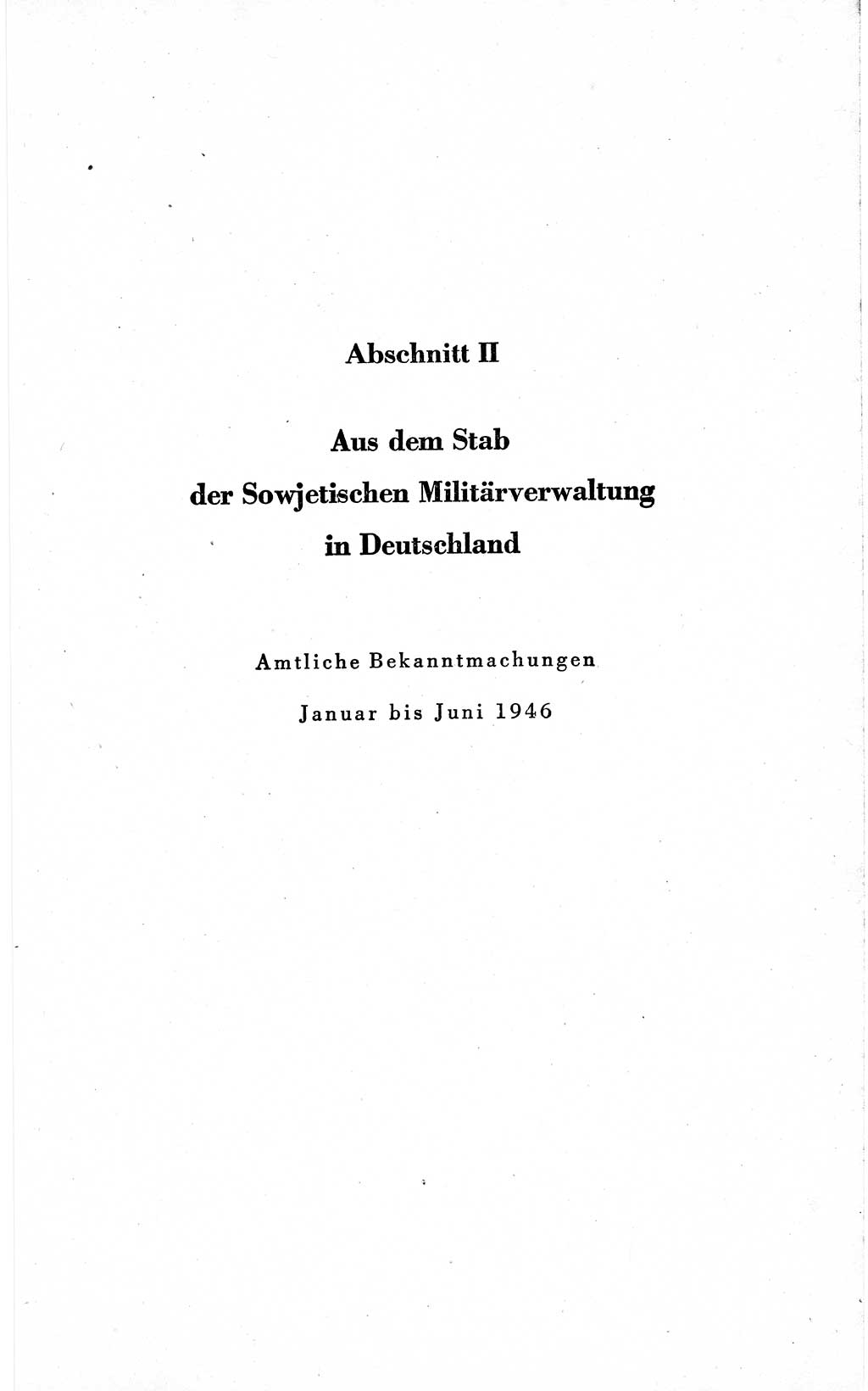 Befehle des Obersten Chefs der Sowjetischen Miltärverwaltung (SMV) in Deutschland - Aus dem Stab der Sowjetischen Militärverwaltung in Deutschland 1946 (Bef. SMV Dtl. 1946, S. 23)