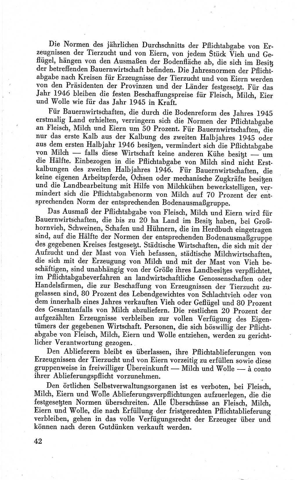 Befehle des Obersten Chefs der Sowjetischen Miltärverwaltung (SMV) in Deutschland - Aus dem Stab der Sowjetischen Militärverwaltung in Deutschland 1946 (Bef. SMV Dtl. 1946, S. 42)