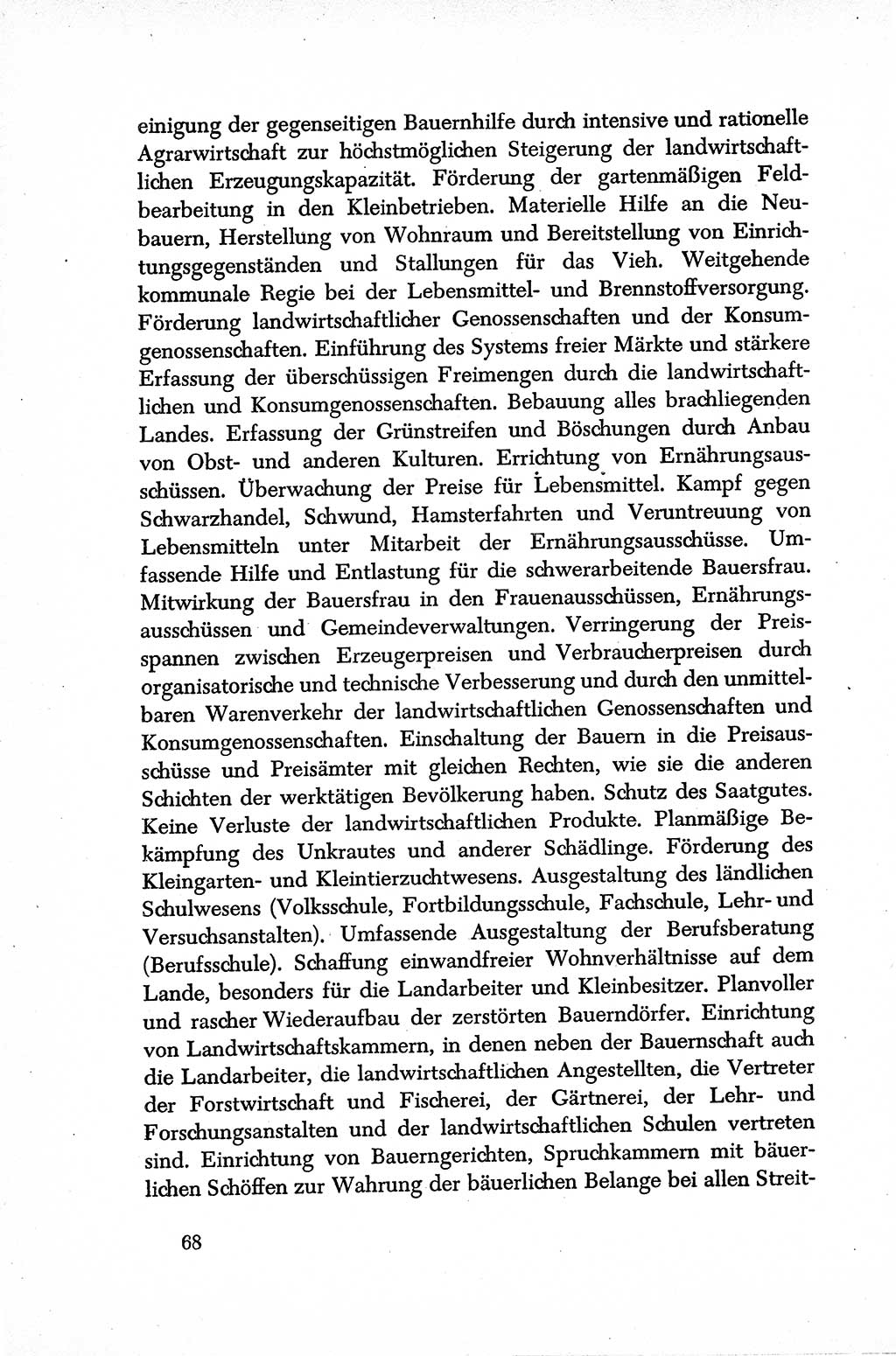 Dokumente der Sozialistischen Einheitspartei Deutschlands (SED) [Sowjetische Besatzungszone (SBZ) Deutschlands] 1946-1948, Seite 68 (Dok. SED SBZ Dtl. 1946-1948, S. 68)