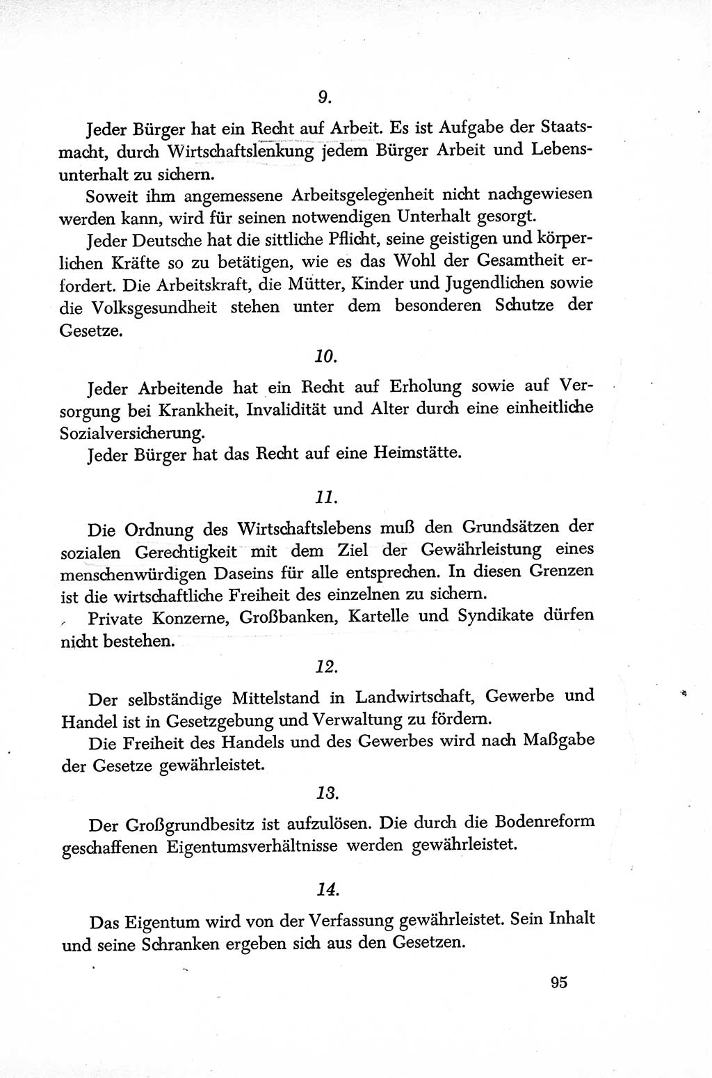 Dokumente der Sozialistischen Einheitspartei Deutschlands (SED) [Sowjetische Besatzungszone (SBZ) Deutschlands] 1946-1948, Seite 95 (Dok. SED SBZ Dtl. 1946-1948, S. 95)