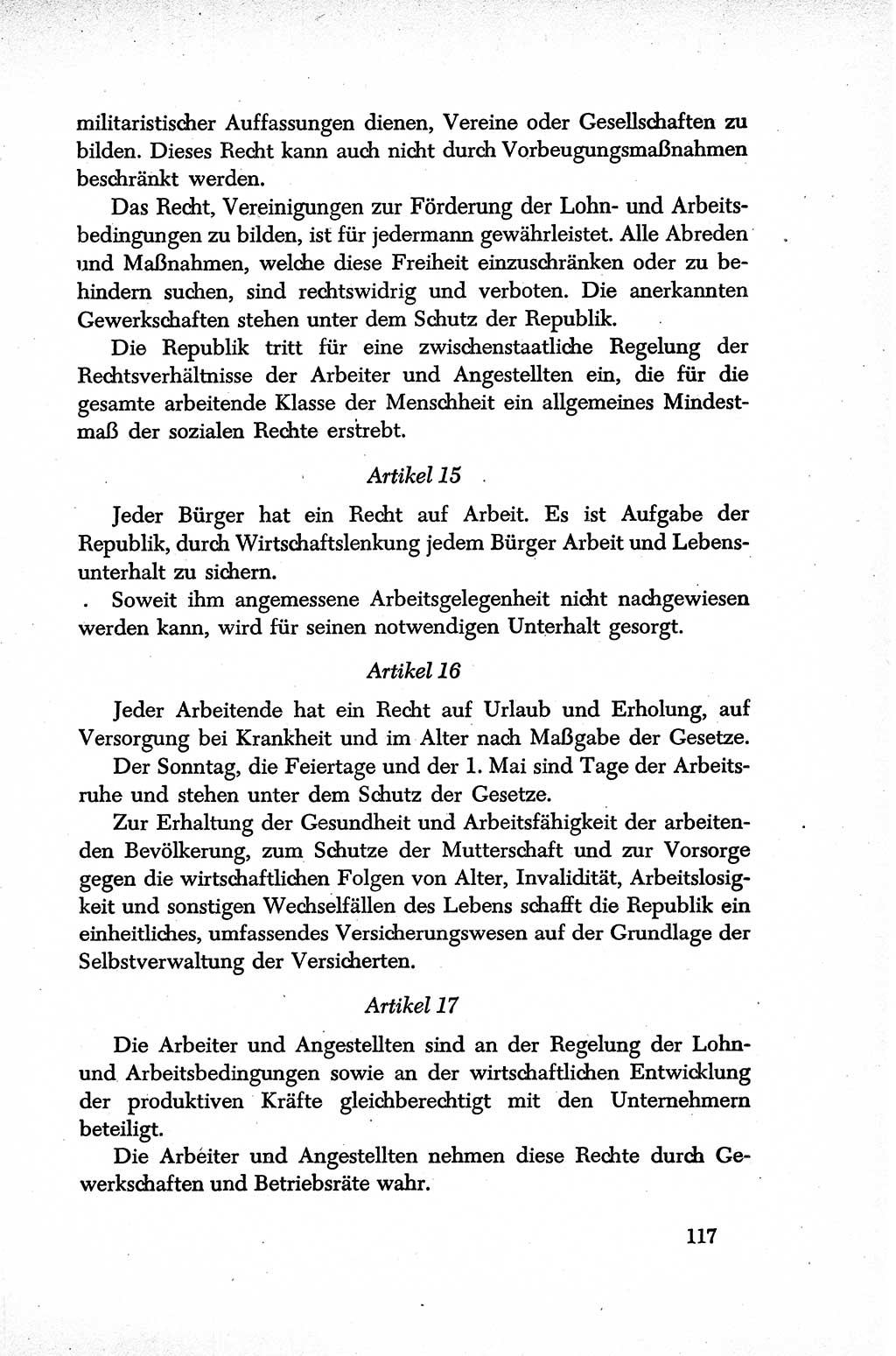 Dokumente der Sozialistischen Einheitspartei Deutschlands (SED) [Sowjetische Besatzungszone (SBZ) Deutschlands] 1946-1948, Seite 117 (Dok. SED SBZ Dtl. 1946-1948, S. 117)