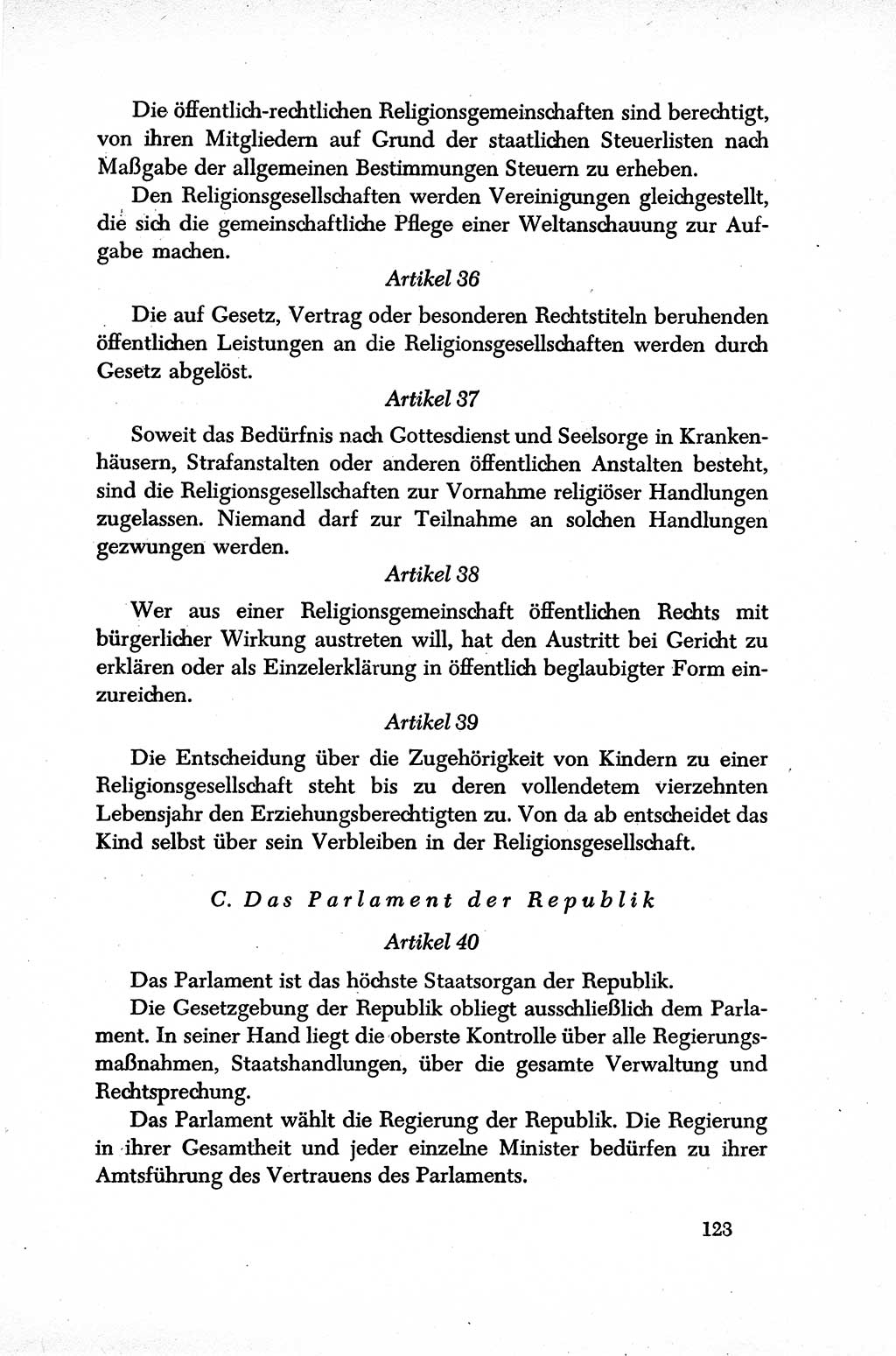 Dokumente der Sozialistischen Einheitspartei Deutschlands (SED) [Sowjetische Besatzungszone (SBZ) Deutschlands] 1946-1948, Seite 123 (Dok. SED SBZ Dtl. 1946-1948, S. 123)