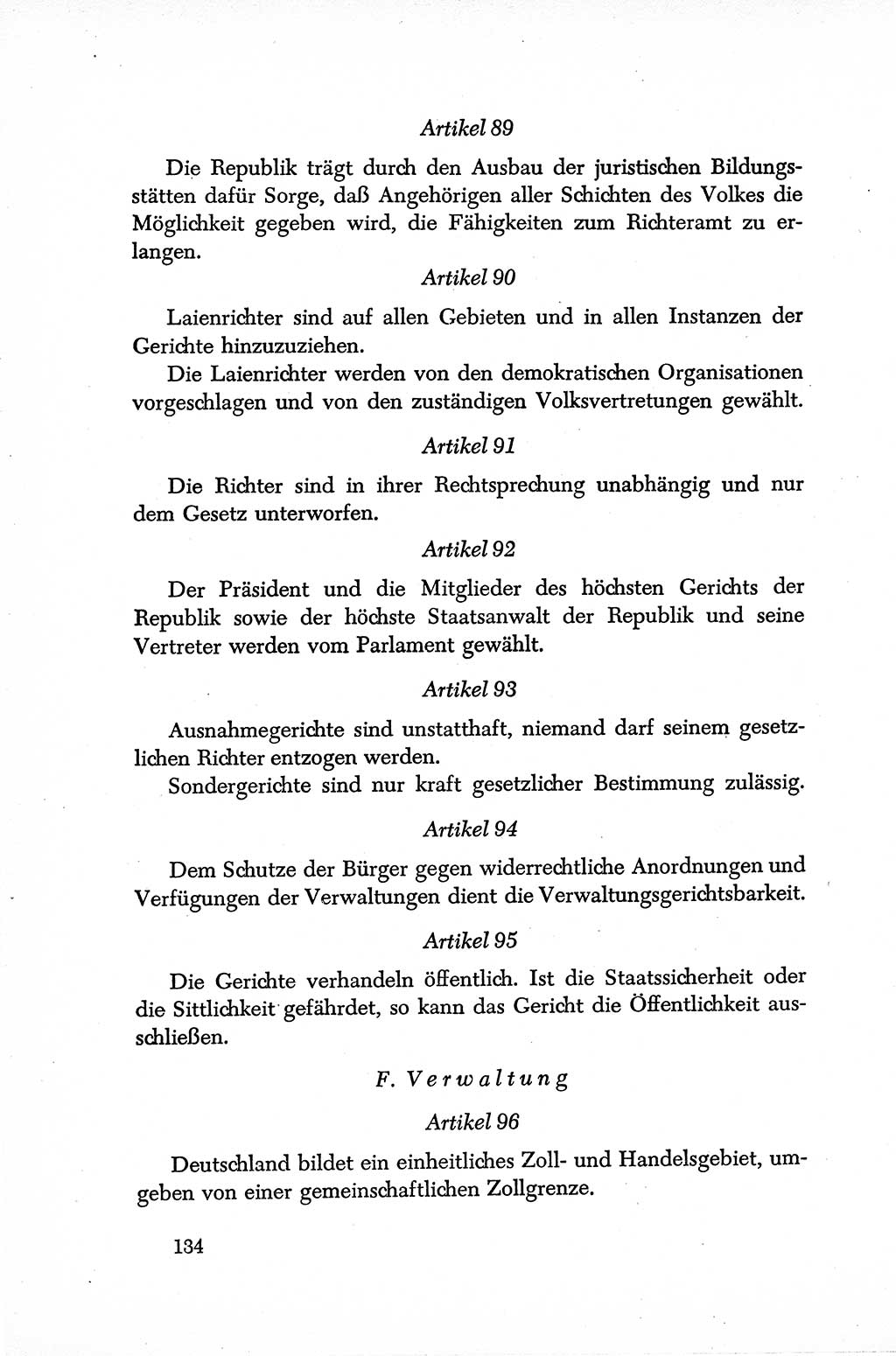Dokumente der Sozialistischen Einheitspartei Deutschlands (SED) [Sowjetische Besatzungszone (SBZ) Deutschlands] 1946-1948, Seite 134 (Dok. SED SBZ Dtl. 1946-1948, S. 134)