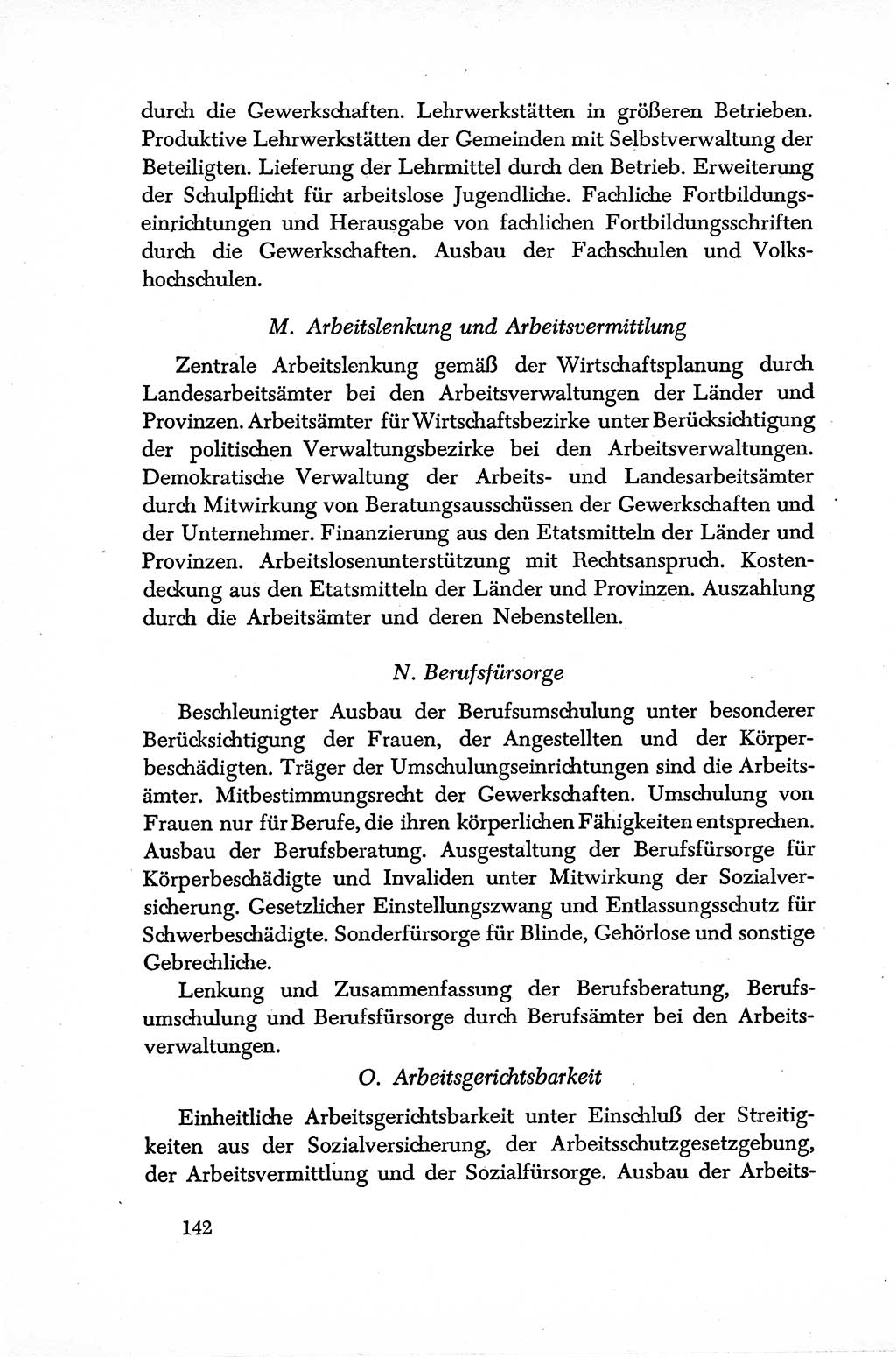Dokumente der Sozialistischen Einheitspartei Deutschlands (SED) [Sowjetische Besatzungszone (SBZ) Deutschlands] 1946-1948, Seite 142 (Dok. SED SBZ Dtl. 1946-1948, S. 142)