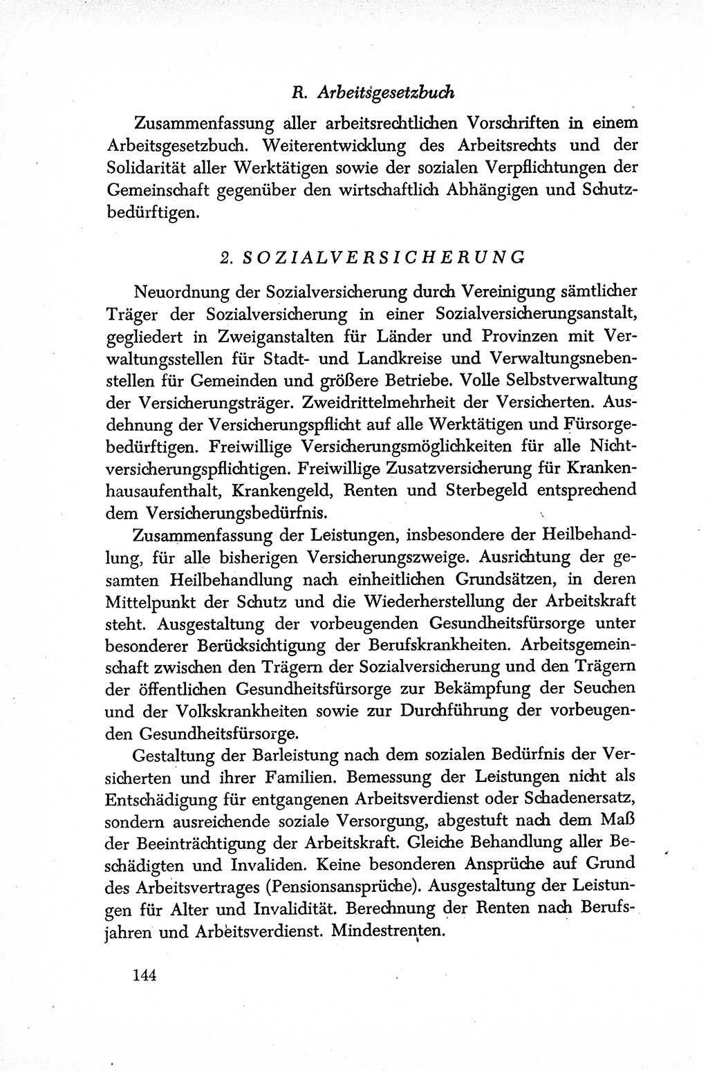 Dokumente der Sozialistischen Einheitspartei Deutschlands (SED) [Sowjetische Besatzungszone (SBZ) Deutschlands] 1946-1948, Seite 144 (Dok. SED SBZ Dtl. 1946-1948, S. 144)