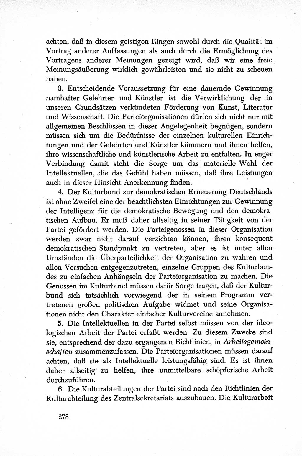 Dokumente der Sozialistischen Einheitspartei Deutschlands (SED) [Sowjetische Besatzungszone (SBZ) Deutschlands] 1946-1948, Seite 278 (Dok. SED SBZ Dtl. 1946-1948, S. 278)