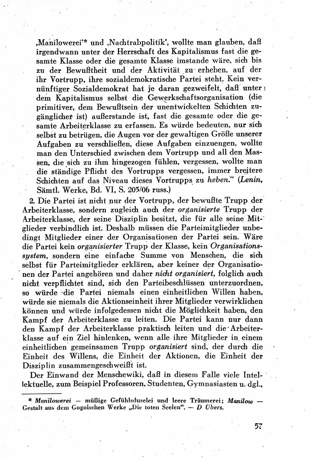 Geschichte der Kommunistischen Partei der Sowjetunion (KPdSU) [Sowjetische Besatzungszone (SBZ) Deutschlands] 1946, Seite 57 (Gesch. KPdSU SBZ Dtl. 1946, S. 57)