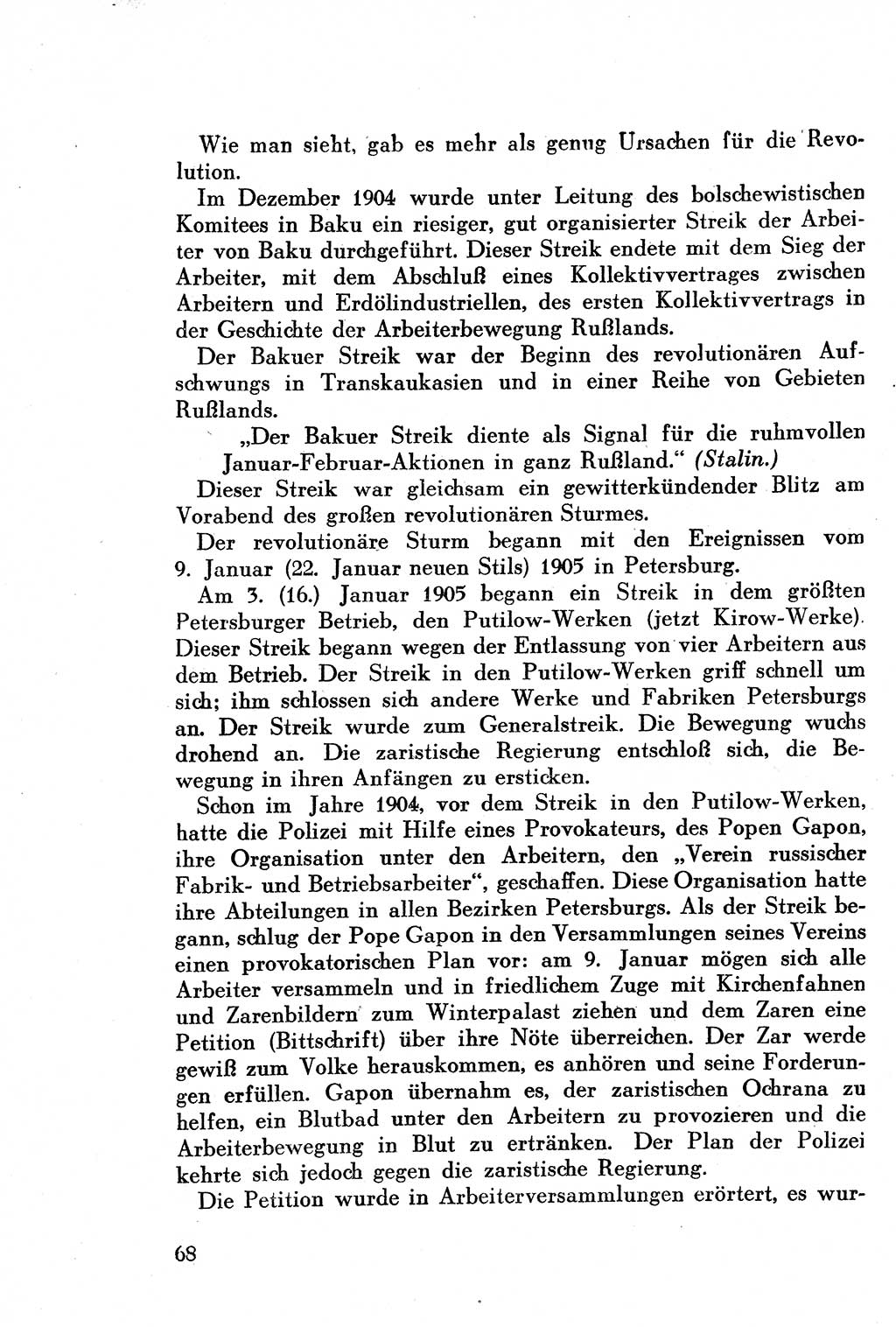 Geschichte der Kommunistischen Partei der Sowjetunion (KPdSU) [Sowjetische Besatzungszone (SBZ) Deutschlands] 1946, Seite 68 (Gesch. KPdSU SBZ Dtl. 1946, S. 68)