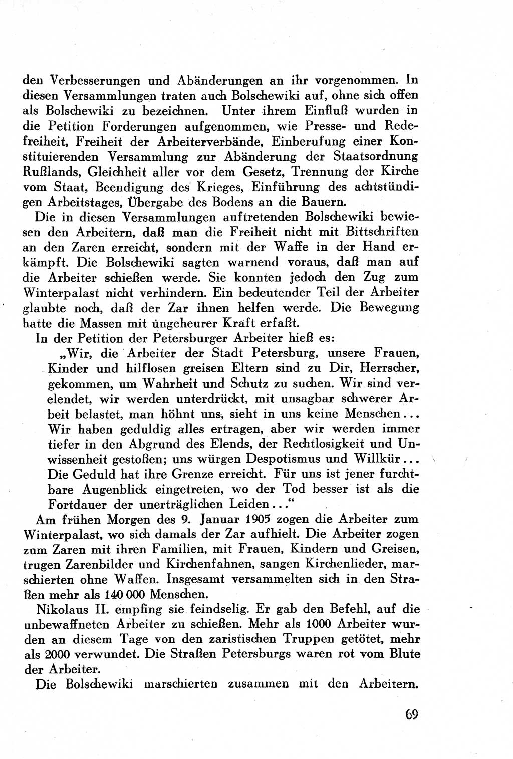 Geschichte der Kommunistischen Partei der Sowjetunion (KPdSU) [Sowjetische Besatzungszone (SBZ) Deutschlands] 1946, Seite 69 (Gesch. KPdSU SBZ Dtl. 1946, S. 69)