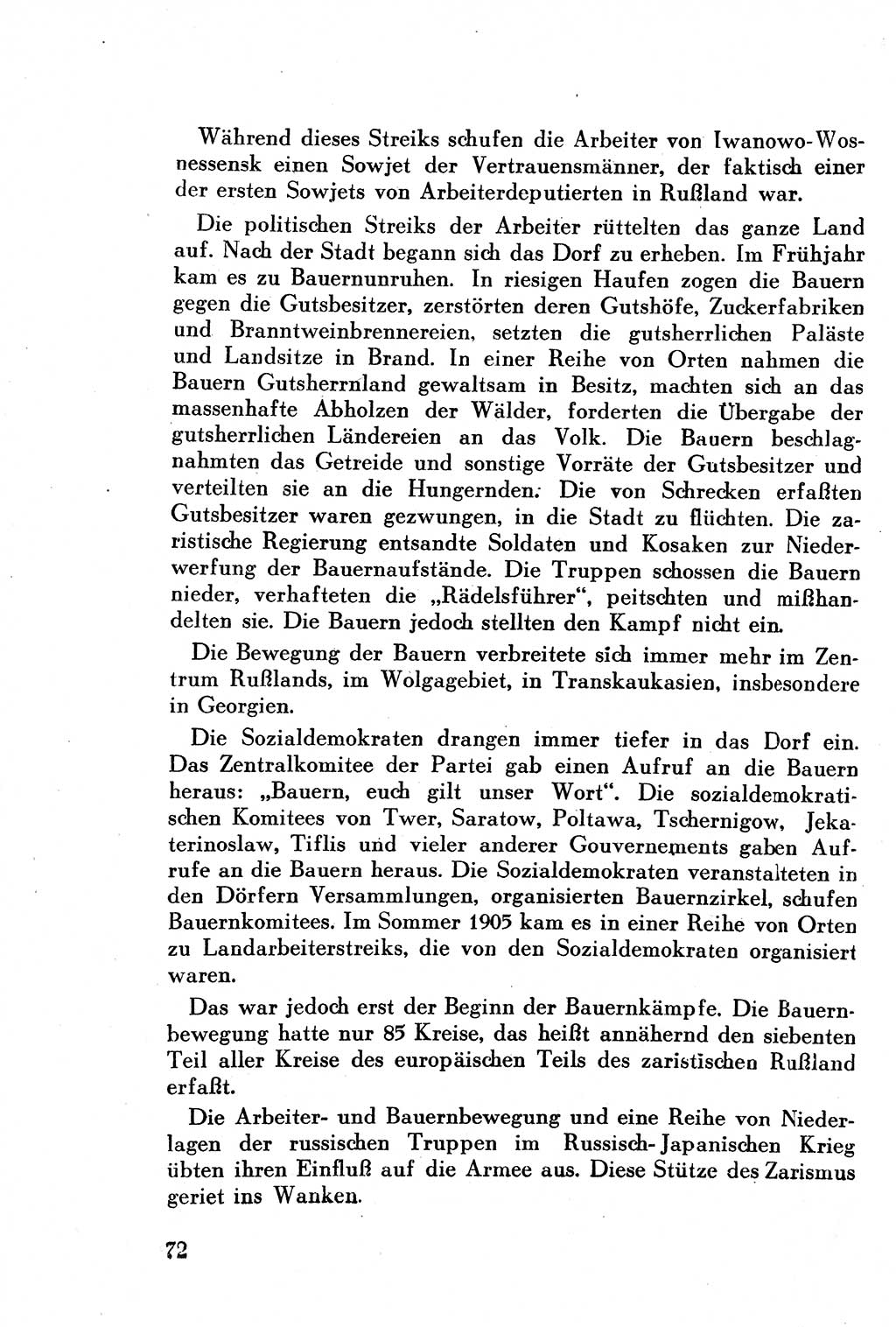 Geschichte der Kommunistischen Partei der Sowjetunion (KPdSU) [Sowjetische Besatzungszone (SBZ) Deutschlands] 1946, Seite 72 (Gesch. KPdSU SBZ Dtl. 1946, S. 72)