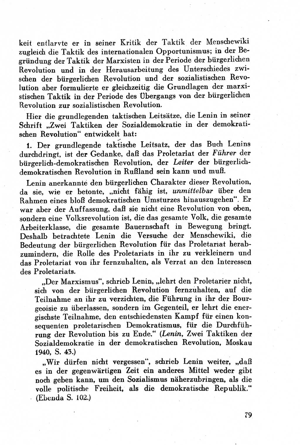 Geschichte der Kommunistischen Partei der Sowjetunion (KPdSU) [Sowjetische Besatzungszone (SBZ) Deutschlands] 1946, Seite 79 (Gesch. KPdSU SBZ Dtl. 1946, S. 79)