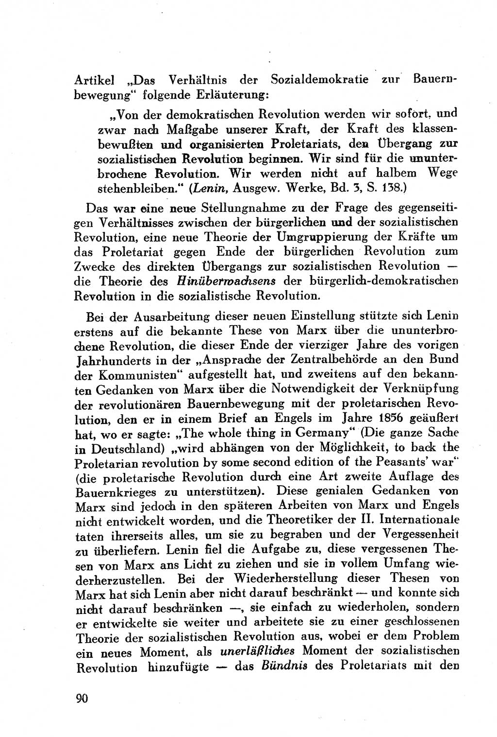 Geschichte der Kommunistischen Partei der Sowjetunion (KPdSU) [Sowjetische Besatzungszone (SBZ) Deutschlands] 1946, Seite 90 (Gesch. KPdSU SBZ Dtl. 1946, S. 90)