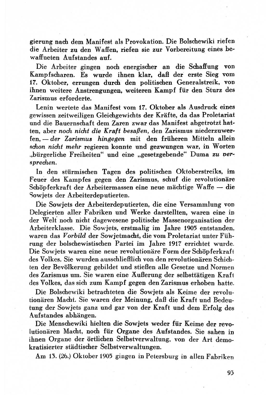 Geschichte der Kommunistischen Partei der Sowjetunion (KPdSU) [Sowjetische Besatzungszone (SBZ) Deutschlands] 1946, Seite 95 (Gesch. KPdSU SBZ Dtl. 1946, S. 95)