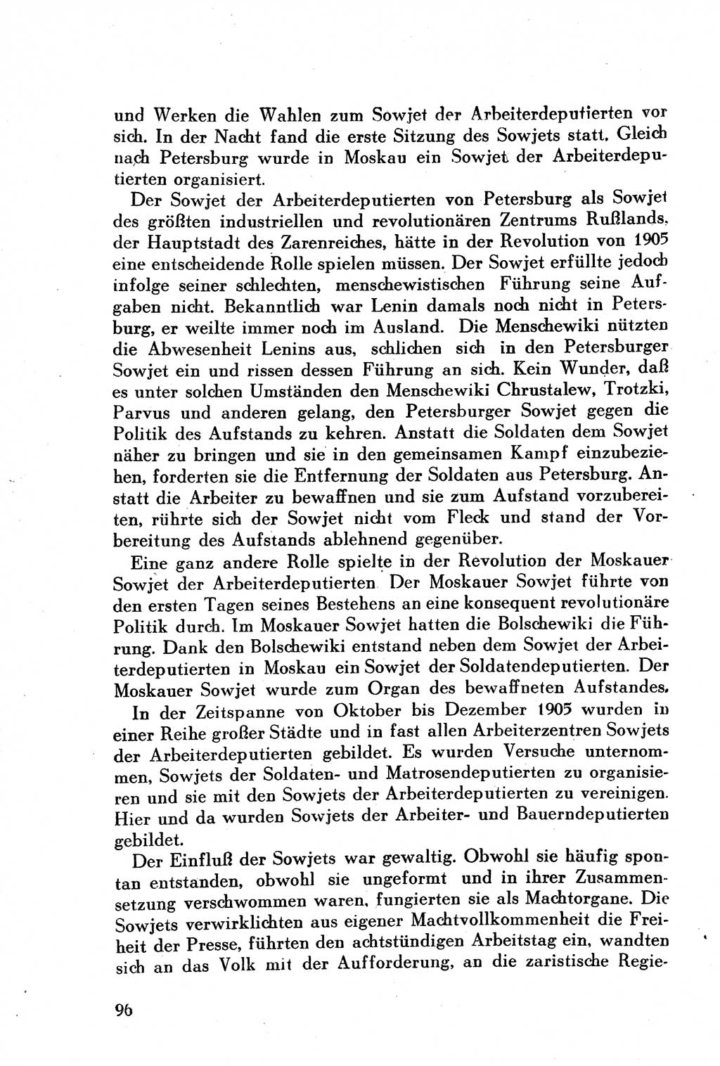 Geschichte der Kommunistischen Partei der Sowjetunion (KPdSU) [Sowjetische Besatzungszone (SBZ) Deutschlands] 1946, Seite 96 (Gesch. KPdSU SBZ Dtl. 1946, S. 96)