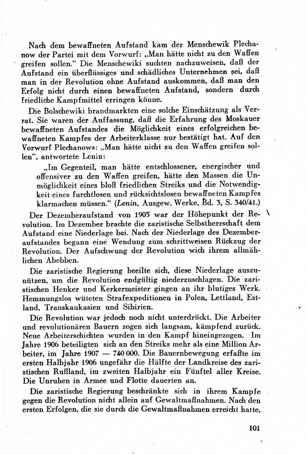 Geschichte der Kommunistischen Partei der Sowjetunion (KPdSU) [Sowjetische Besatzungszone (SBZ) Deutschlands] 1946, Seite 101 (Gesch. KPdSU SBZ Dtl. 1946, S. 101)