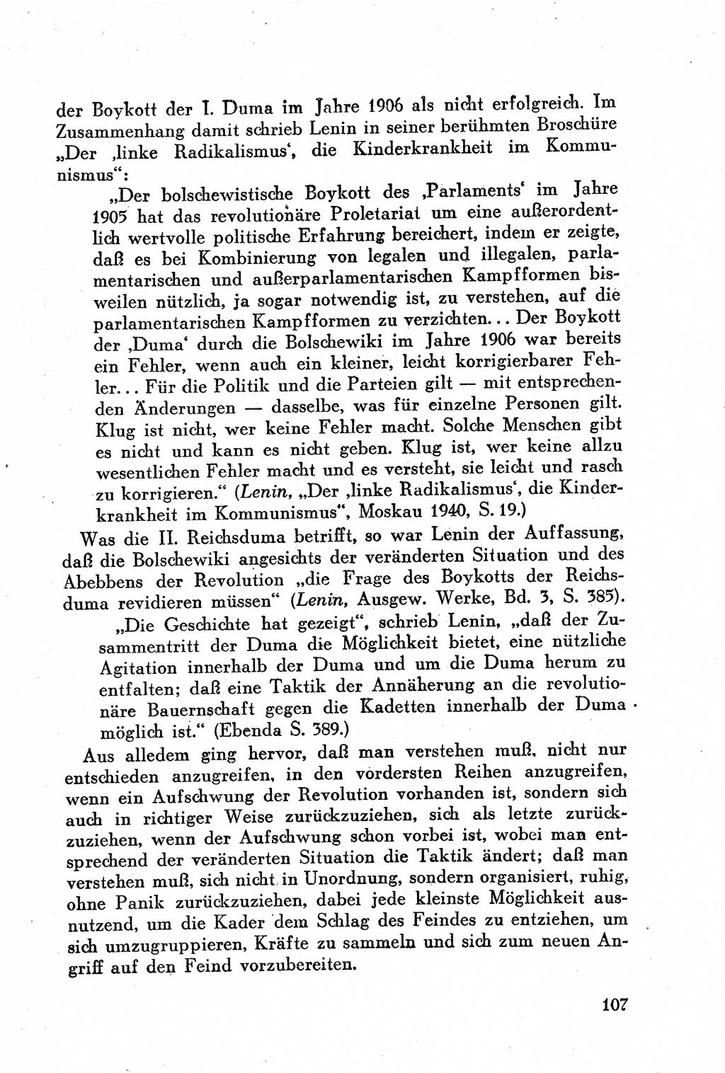Geschichte der Kommunistischen Partei der Sowjetunion (KPdSU) [Sowjetische Besatzungszone (SBZ) Deutschlands] 1946, Seite 107 (Gesch. KPdSU SBZ Dtl. 1946, S. 107)