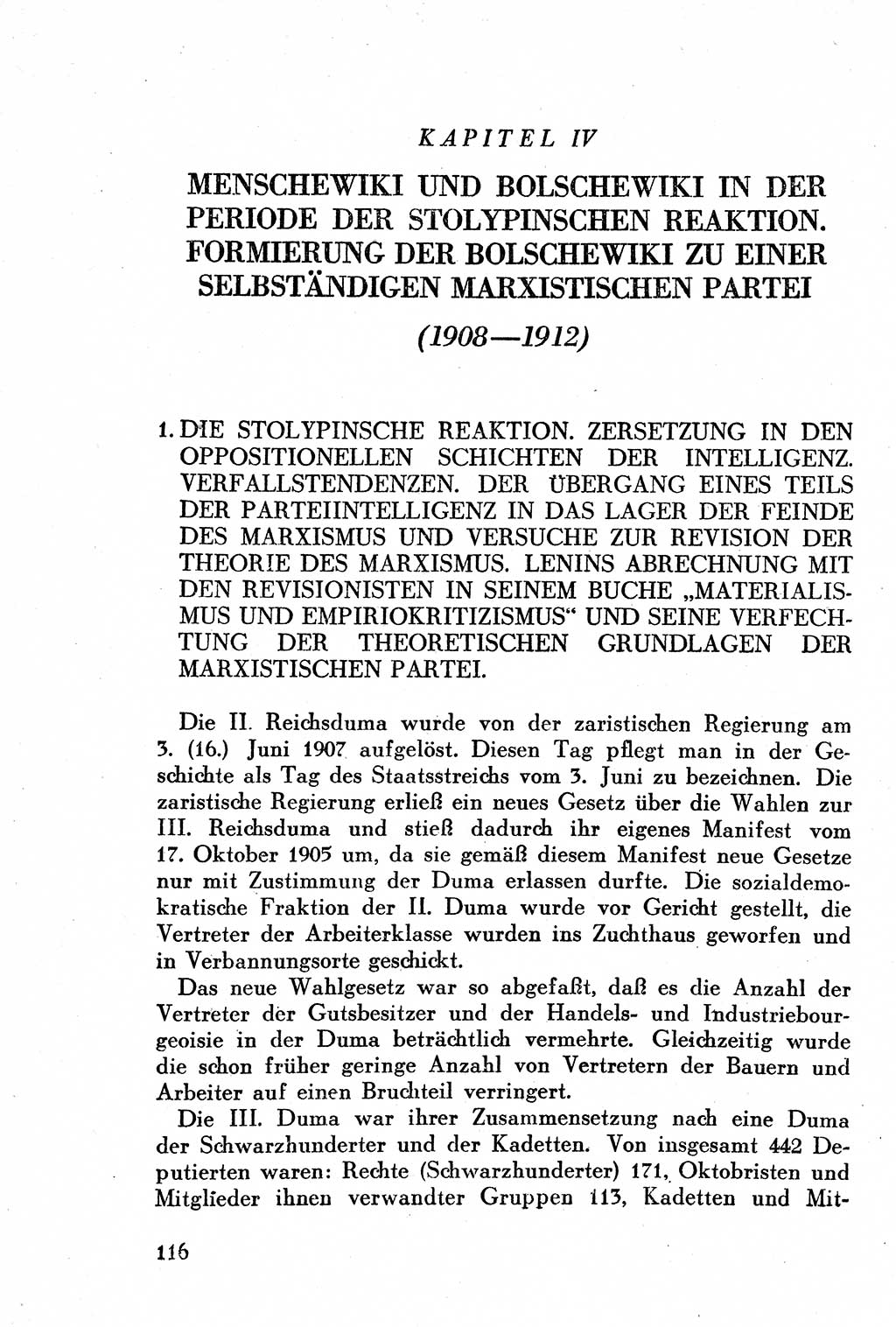 Geschichte der Kommunistischen Partei der Sowjetunion (KPdSU) [Sowjetische Besatzungszone (SBZ) Deutschlands] 1946, Seite 116 (Gesch. KPdSU SBZ Dtl. 1946, S. 116)