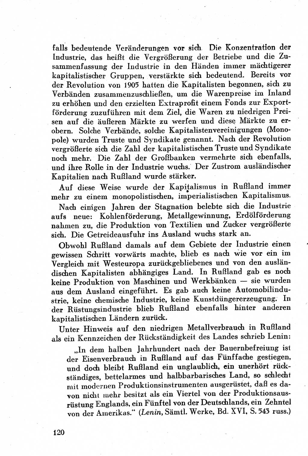 Geschichte der Kommunistischen Partei der Sowjetunion (KPdSU) [Sowjetische Besatzungszone (SBZ) Deutschlands] 1946, Seite 120 (Gesch. KPdSU SBZ Dtl. 1946, S. 120)