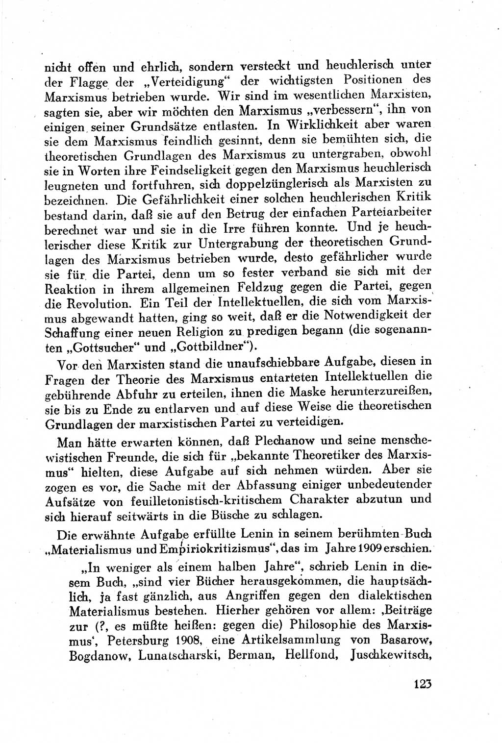 Geschichte der Kommunistischen Partei der Sowjetunion (KPdSU) [Sowjetische Besatzungszone (SBZ) Deutschlands] 1946, Seite 123 (Gesch. KPdSU SBZ Dtl. 1946, S. 123)